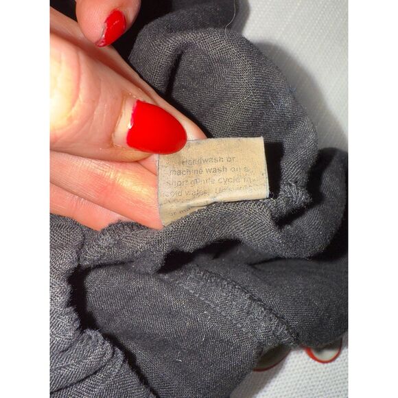 Cynthia Ashby A Line Linen Pant - Black M - Picture 9 of 9